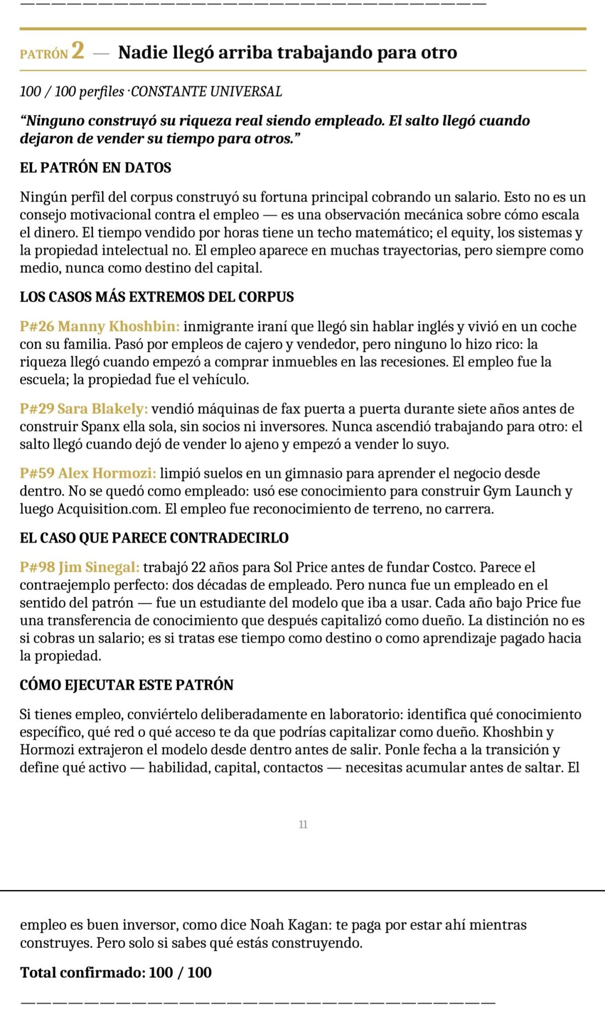 Patrón 2 de Mentes Millonarias